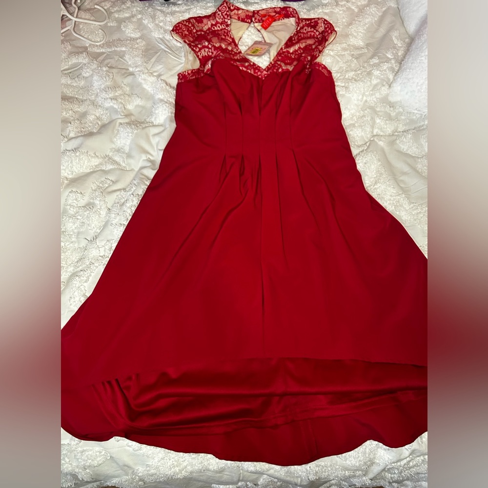 Beautiful NEVER WORN ( see tags) red Chelsea and Violet dress
